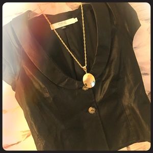 R.E.D. Valentino short sleeve cotton blazer